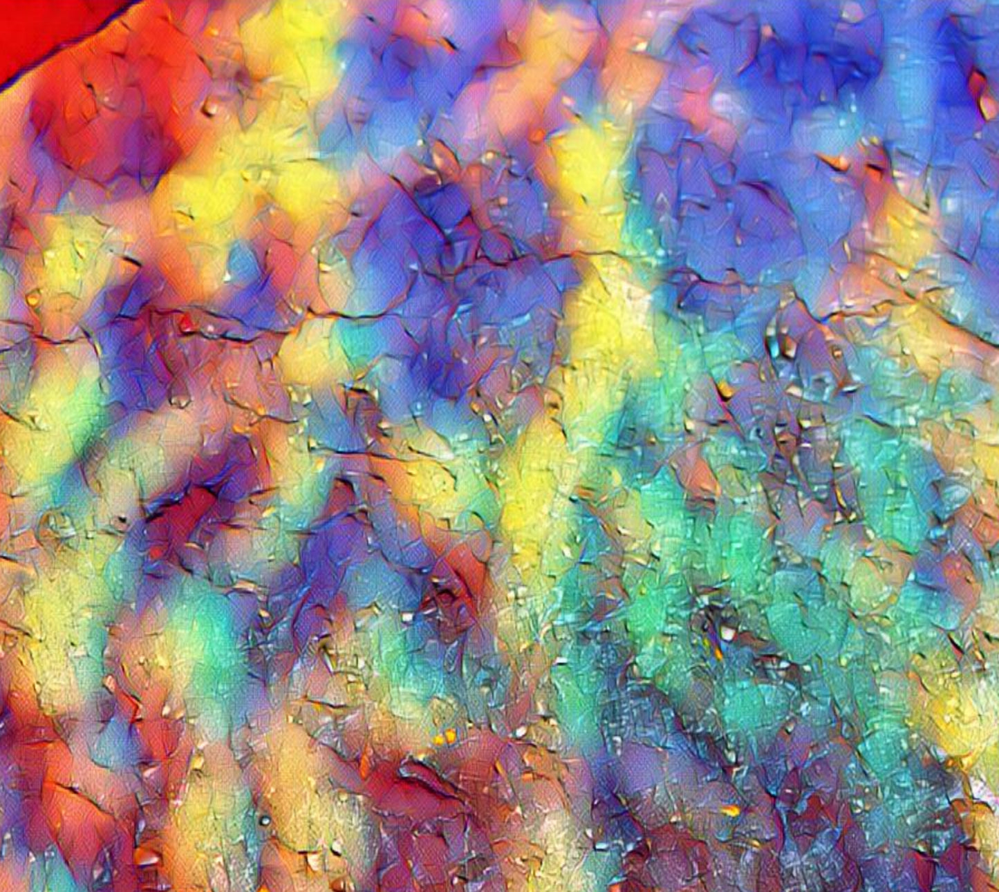 Rainbow crackle