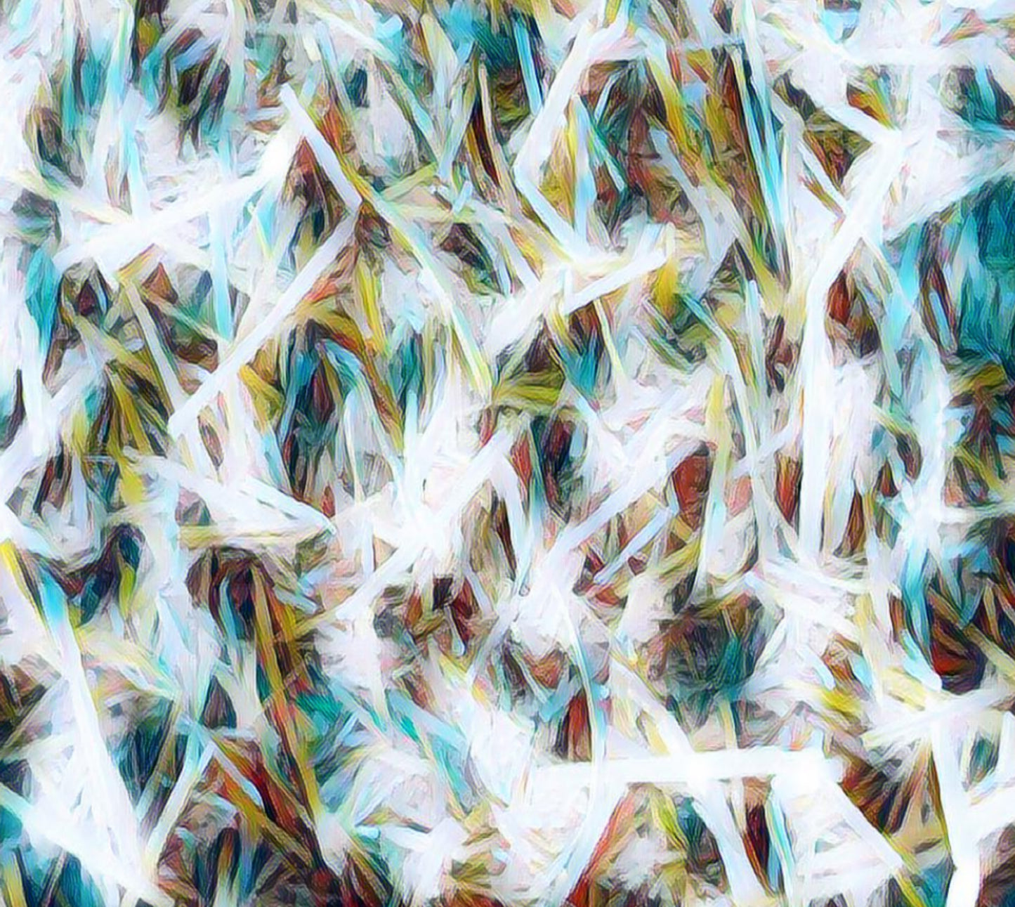 Shredded Paper blue
